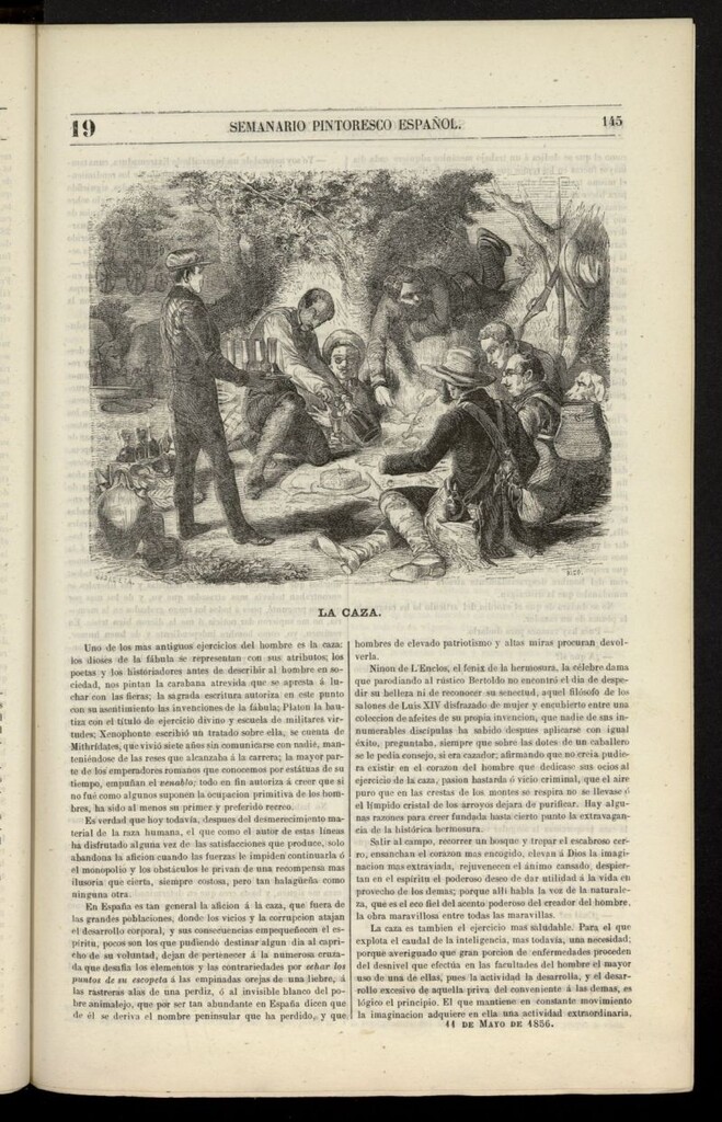 Miniatura de Semanario Pintoresco Español del 11 de mayo de 1856, nº 19