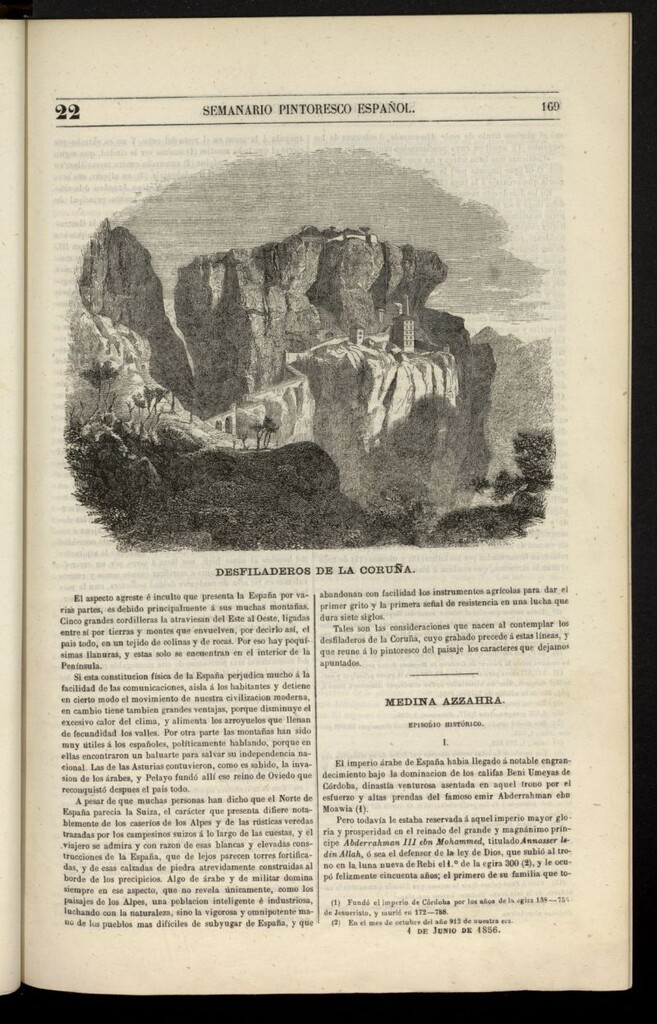 Miniatura de Semanario Pintoresco Español del 1 de junio de 1856, nº 22