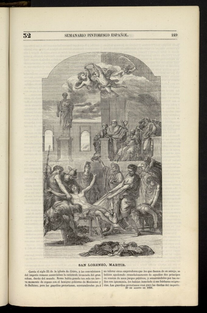 Miniatura de Semanario Pintoresco Español del 10 de agosto de 1856, nº 32