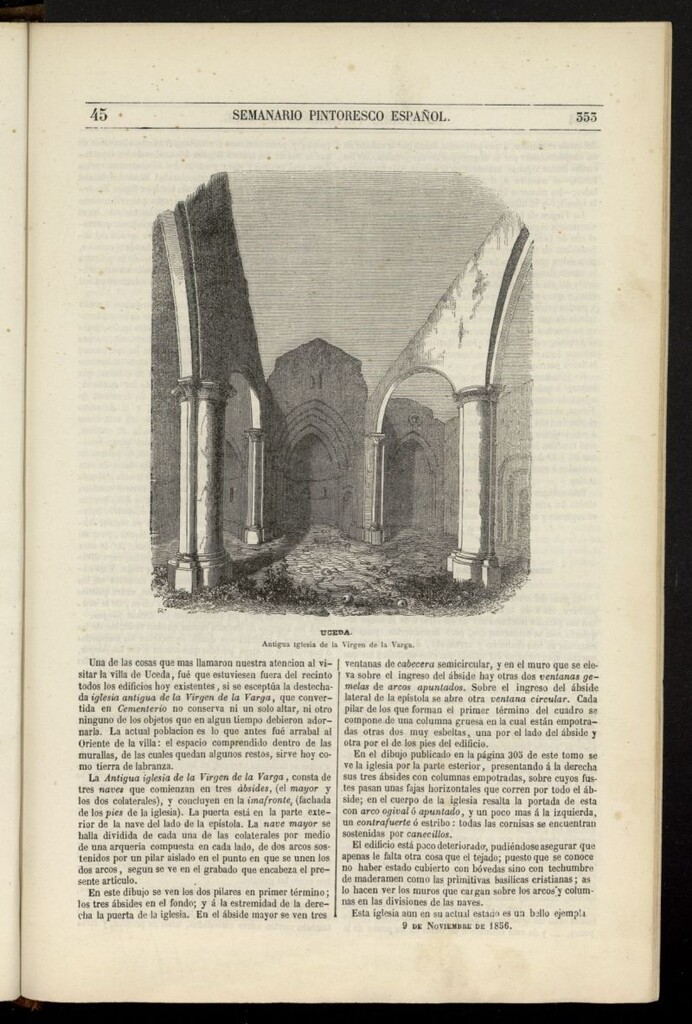 Miniatura de Semanario Pintoresco Español del 9 de noviembre de 1856, nº 45