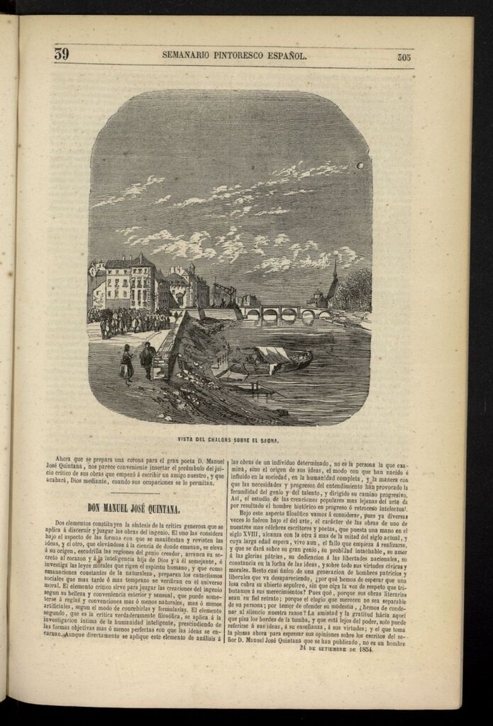 Miniatura de Semanario Pintoresco Español del 24 de septiembre de 1854, nº 39