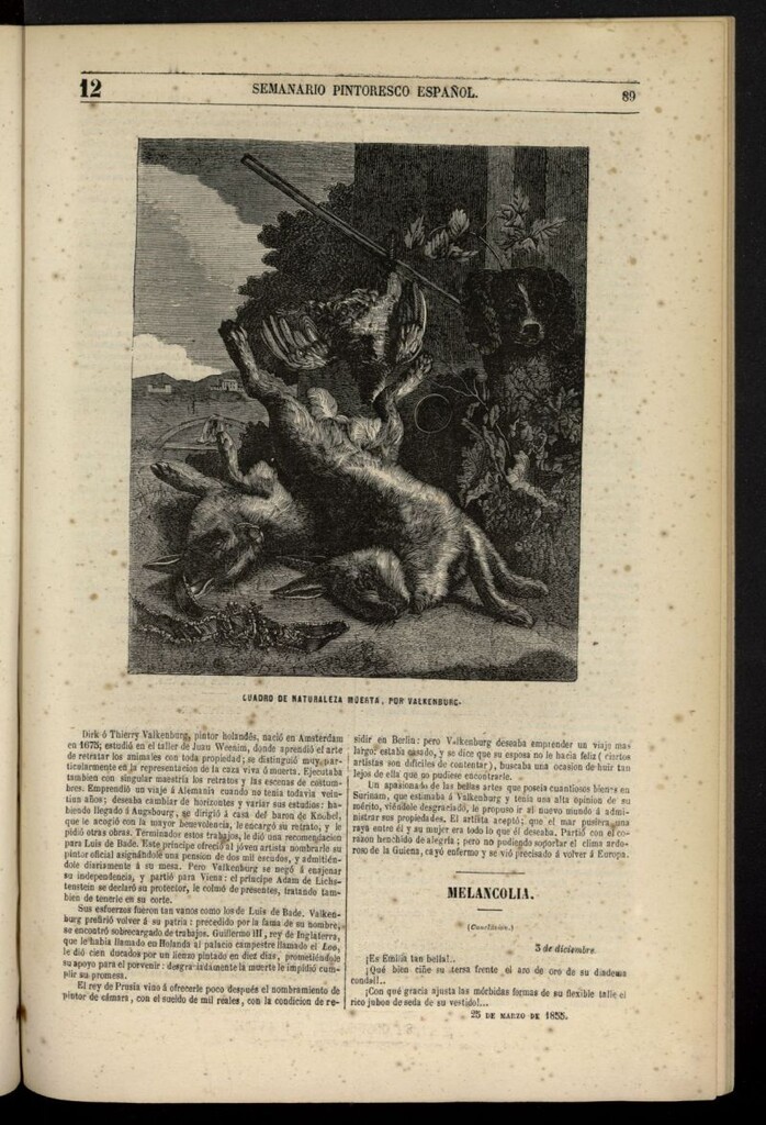 Miniatura de Semanario Pintoresco Español del 25 de marzo de 1855, nº 12