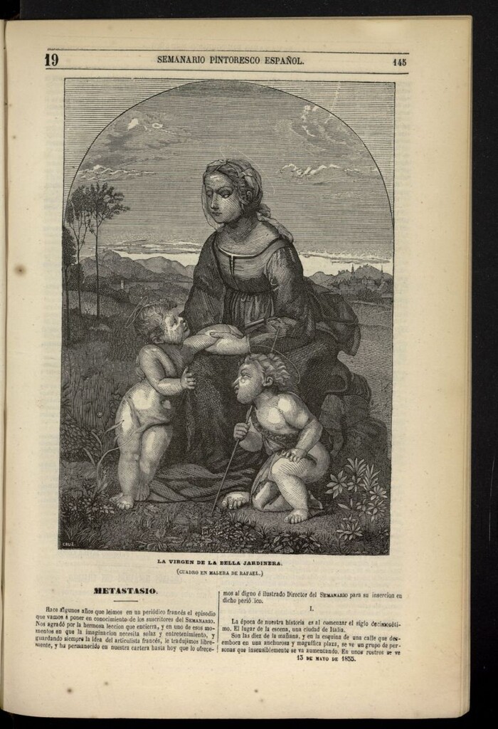 Miniatura de Semanario Pintoresco Español del 13 de mayo de 1855, nº 19