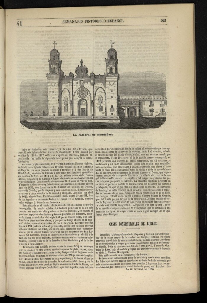 Miniatura de Semanario Pintoresco Español del 14 de octubre de 1855, nº 41
