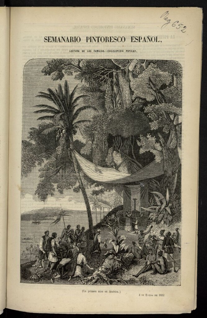 Miniatura de Semanario Pintoresco Español del 4 de enero de 1852, nº 1