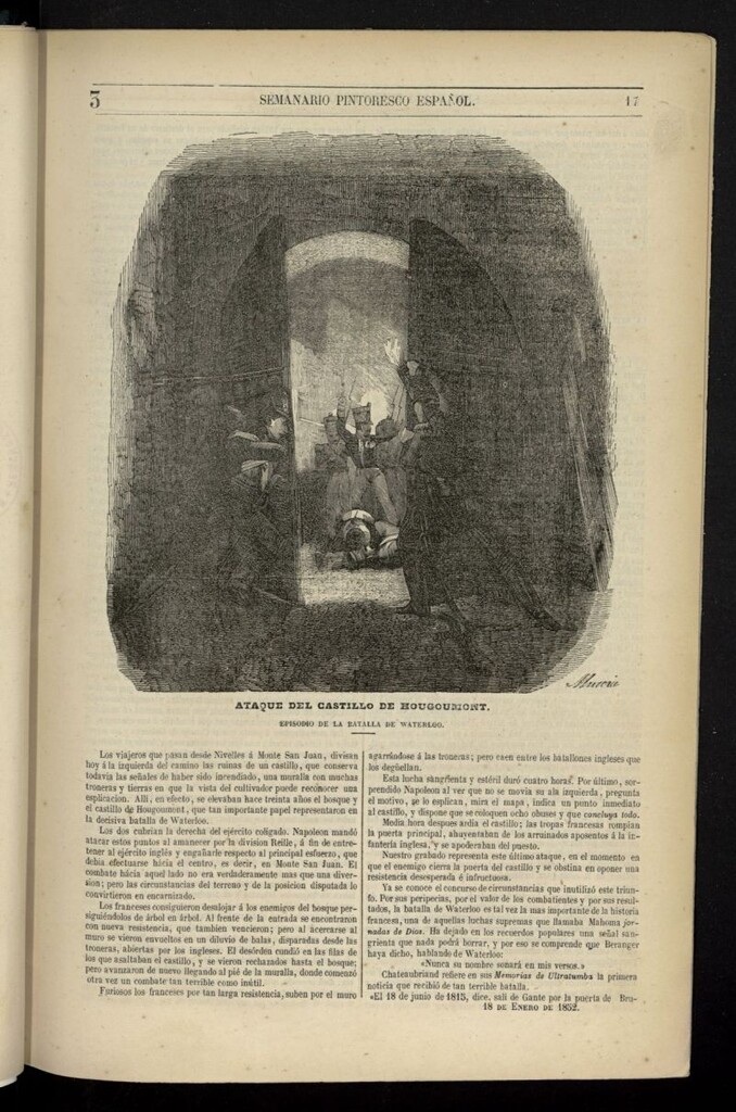 Miniatura de Semanario Pintoresco Español del 18 de enero de 1852, nº 3
