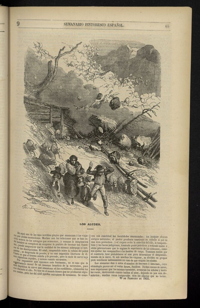 Miniatura de Semanario Pintoresco Español del 29 de febrero de 1852, nº 9