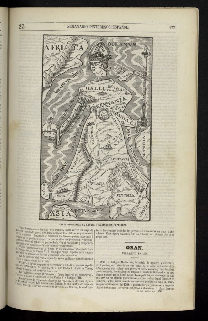 Miniatura de Semanario Pintoresco Español del 6 de junio de 1852, nº 23