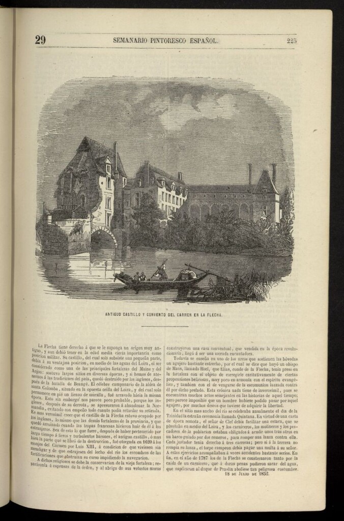 Miniatura de Semanario Pintoresco Español del 18 de julio de 1852, nº 29