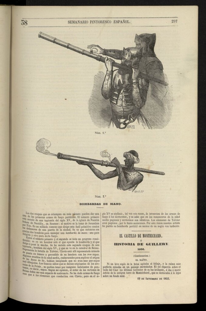 Miniatura de Semanario Pintoresco Español del 19 de septiembre de 1852, nº 38