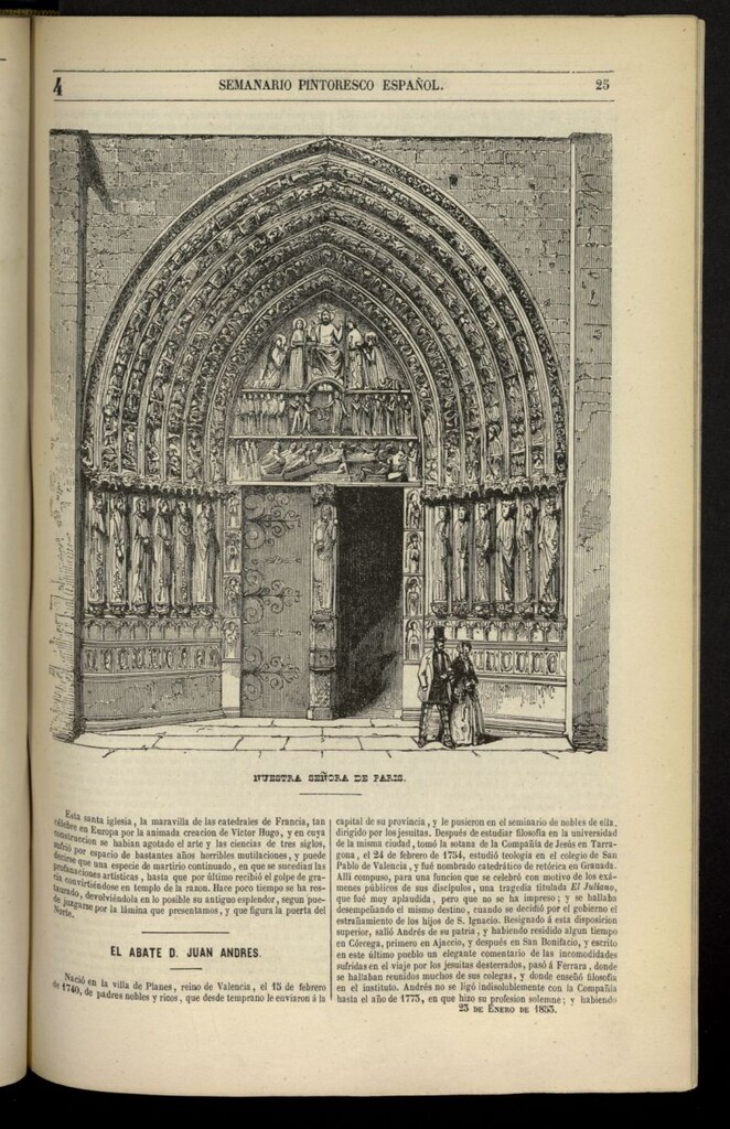 Miniatura de Semanario Pintoresco Español del 23 de enero de 1853, nº 4