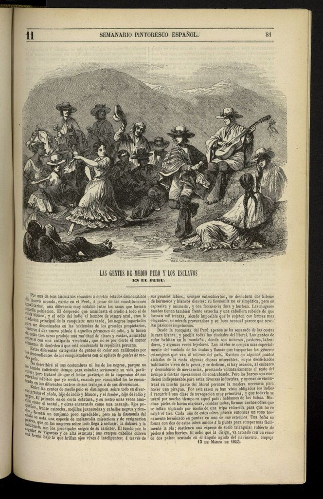 Miniatura de Semanario Pintoresco Español del 13 de marzo de 1853, nº 11