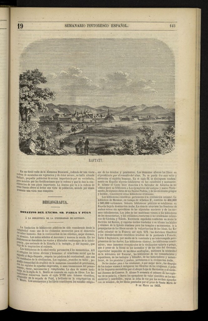 Miniatura de Semanario Pintoresco Español del 8 de mayo de 1853, nº 19