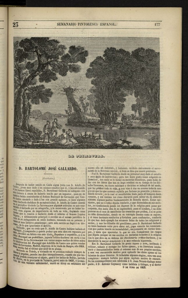 Miniatura de Semanario Pintoresco Español del 5 de junio de 1853, nº 23