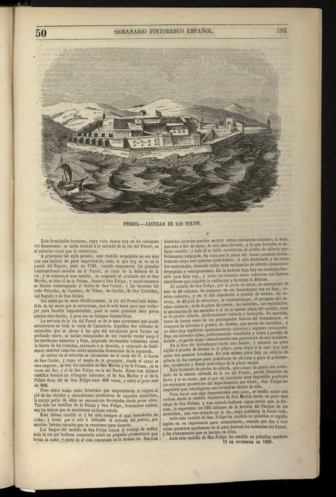 Miniatura de Semanario Pintoresco Español del 11 de diciembre de 1853, nº 50