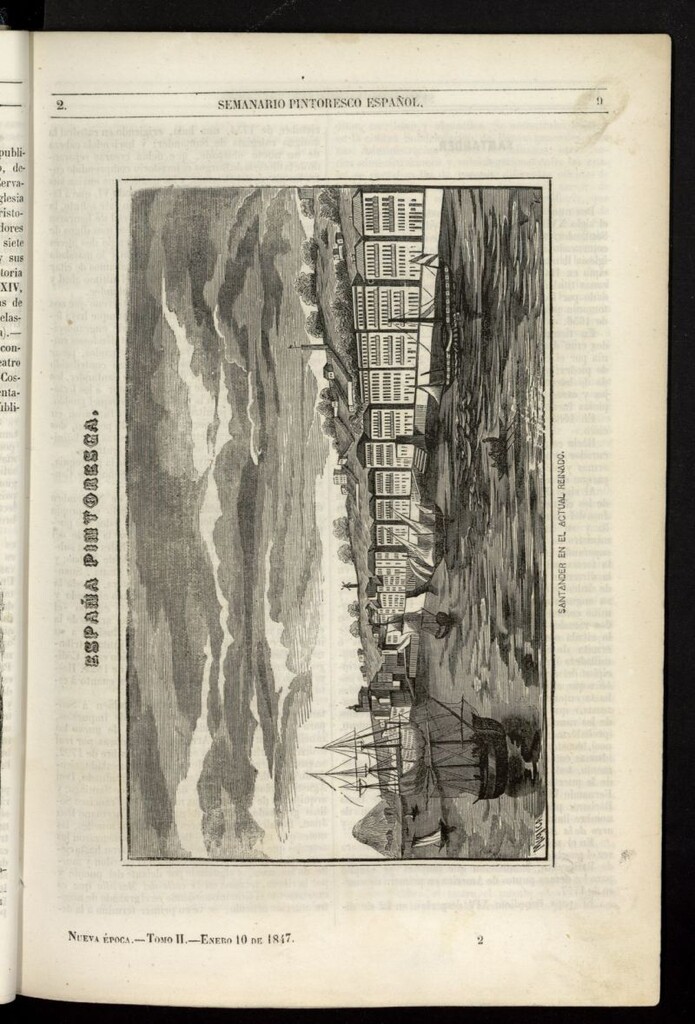 Miniatura de Semanario Pintoresco Español del 10 de enero de 1847, nº 2