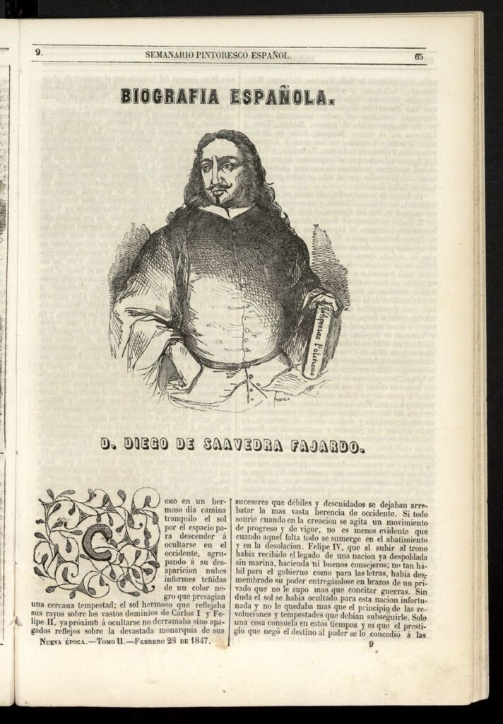 Miniatura de Semanario Pintoresco Español del 28 de febrero de 1847, nº 9