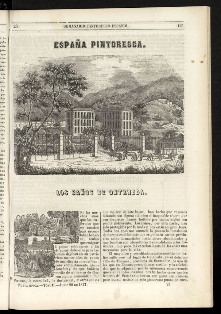 Miniatura de Semanario Pintoresco Español del 20 de junio de 1847, nº 25