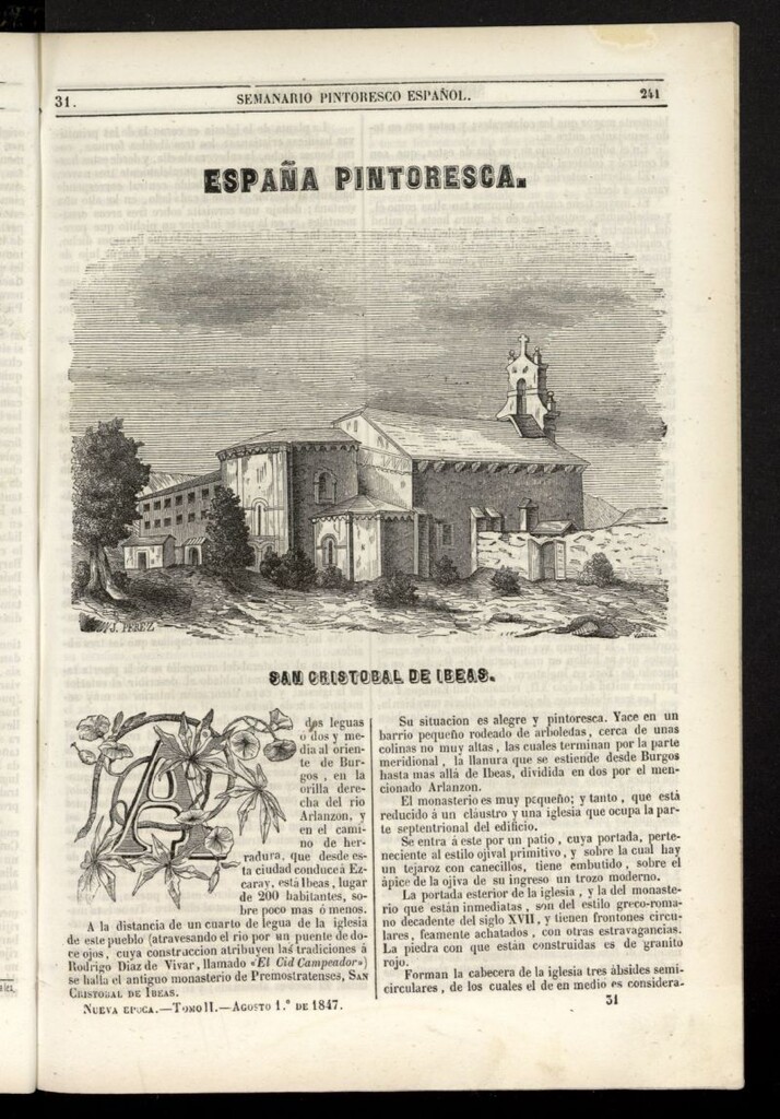Miniatura de Semanario Pintoresco Español del 1 de agosto de 1847, nº 31