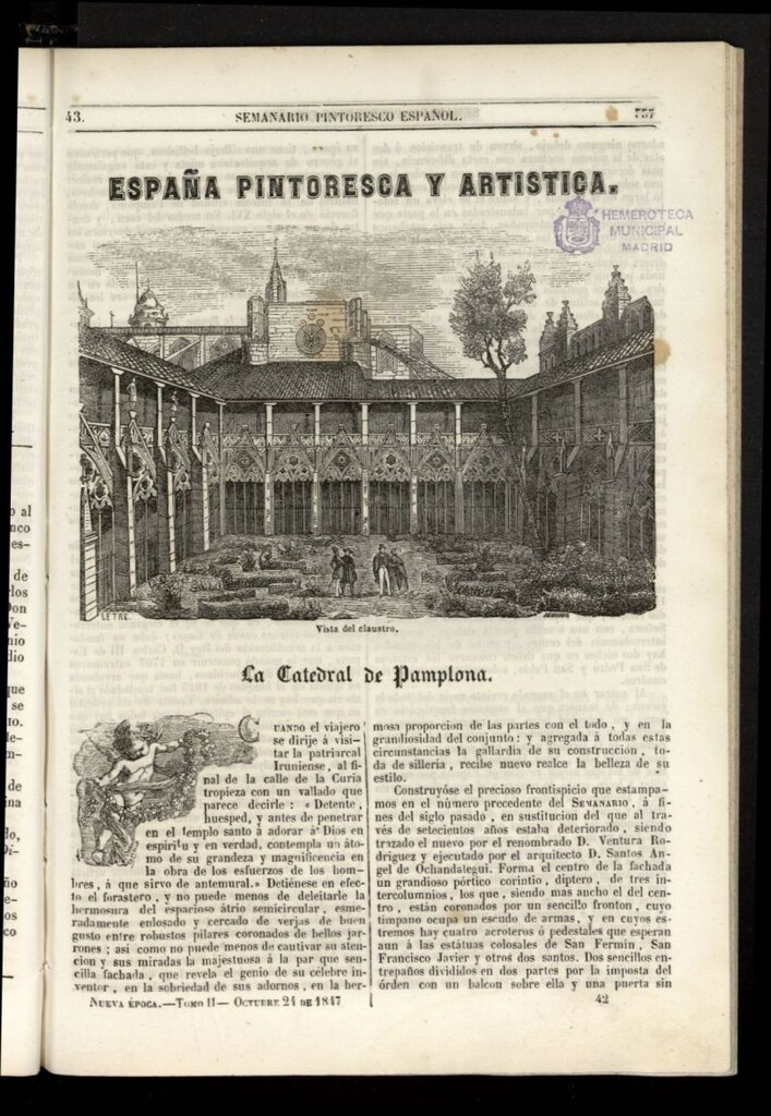 Miniatura de Semanario Pintoresco Español del 24 de octubre de 1847, nº 42 [sic]