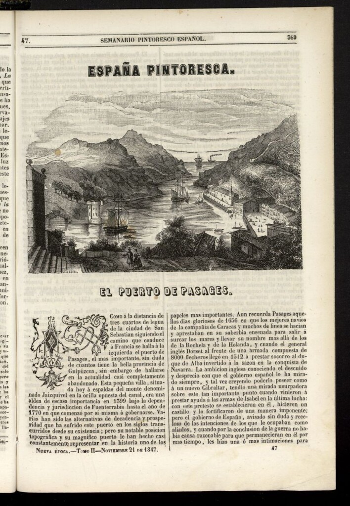 Miniatura de Semanario Pintoresco Español del 21 de noviembre de 1847, nº 47