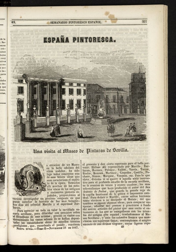 Miniatura de Semanario Pintoresco Español del 28 de noviembre de 1847, nº 48