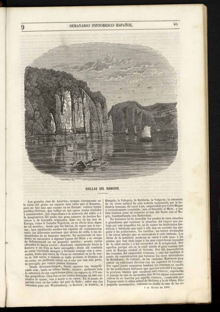 Miniatura de Semanario Pintoresco Español del 4 de marzo de 1849, nº 9