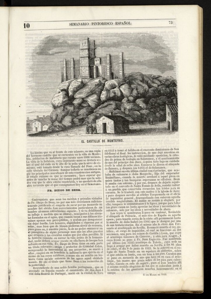 Miniatura de Semanario Pintoresco Español del 11 de marzo de 1849, nº 10
