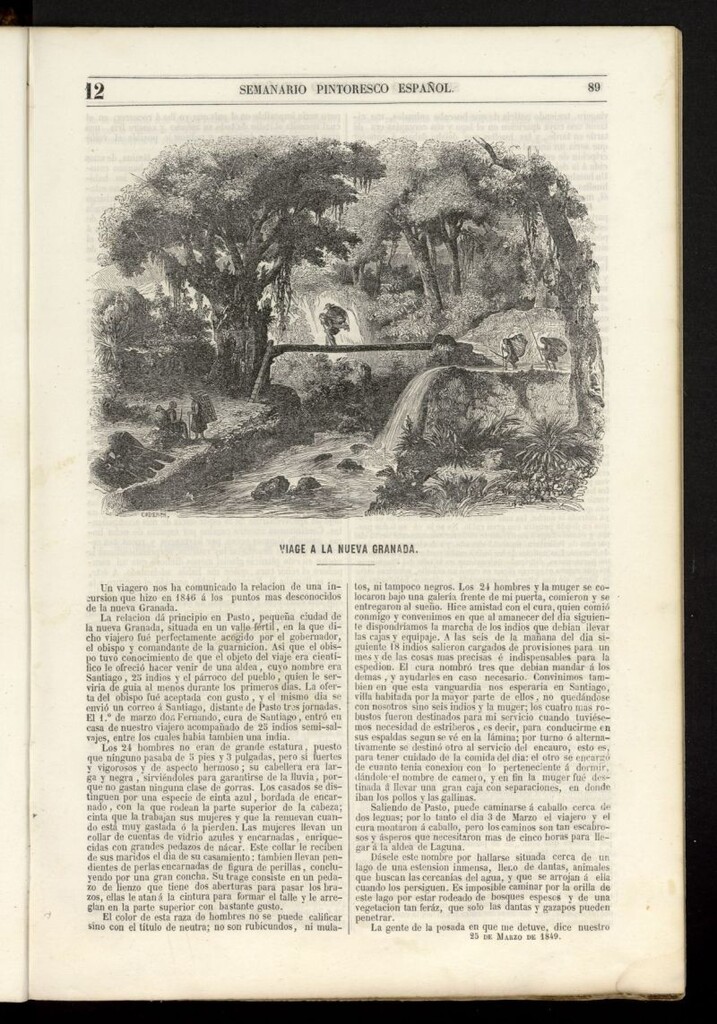 Miniatura de Semanario Pintoresco Español del 25 de marzo de 1849, nº 12