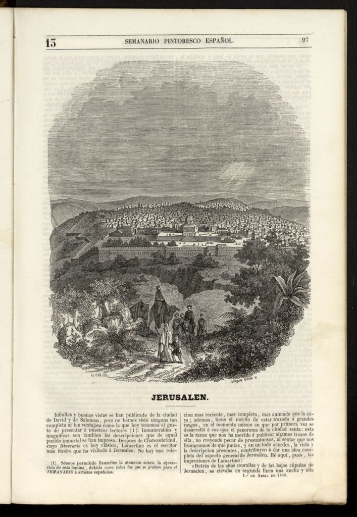 Miniatura de Semanario Pintoresco Español del 1 de abril de 1849, nº 13