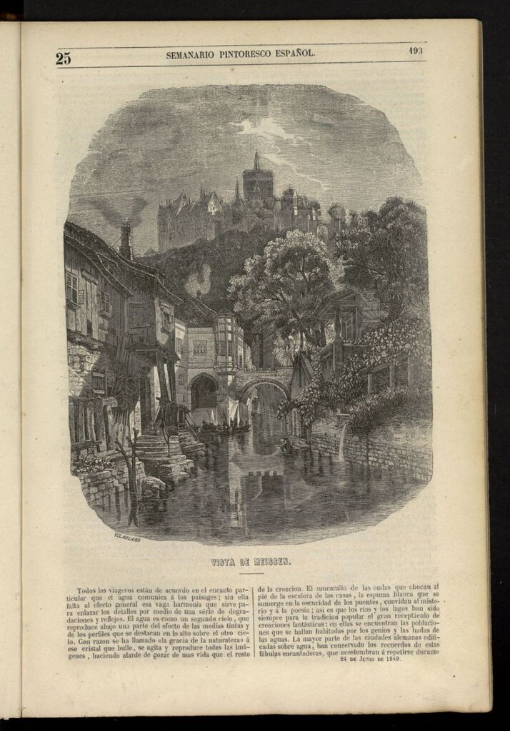 Miniatura de Semanario Pintoresco Español del 24 de junio de 1849, nº 25