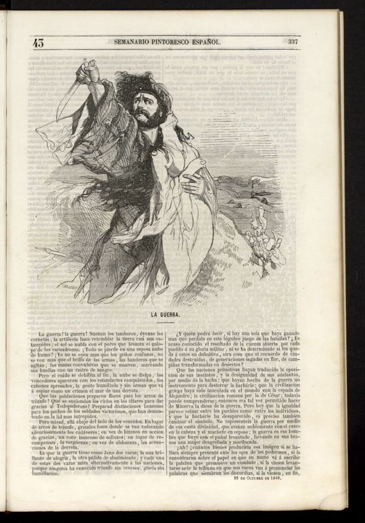 Miniatura de Semanario Pintoresco Español del 28 de octubre de 1849, nº 43