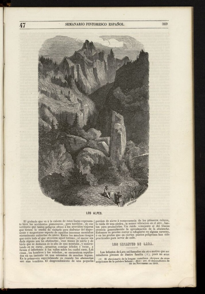 Miniatura de Semanario Pintoresco Español del 25 de noviembre de 1849, nº 47