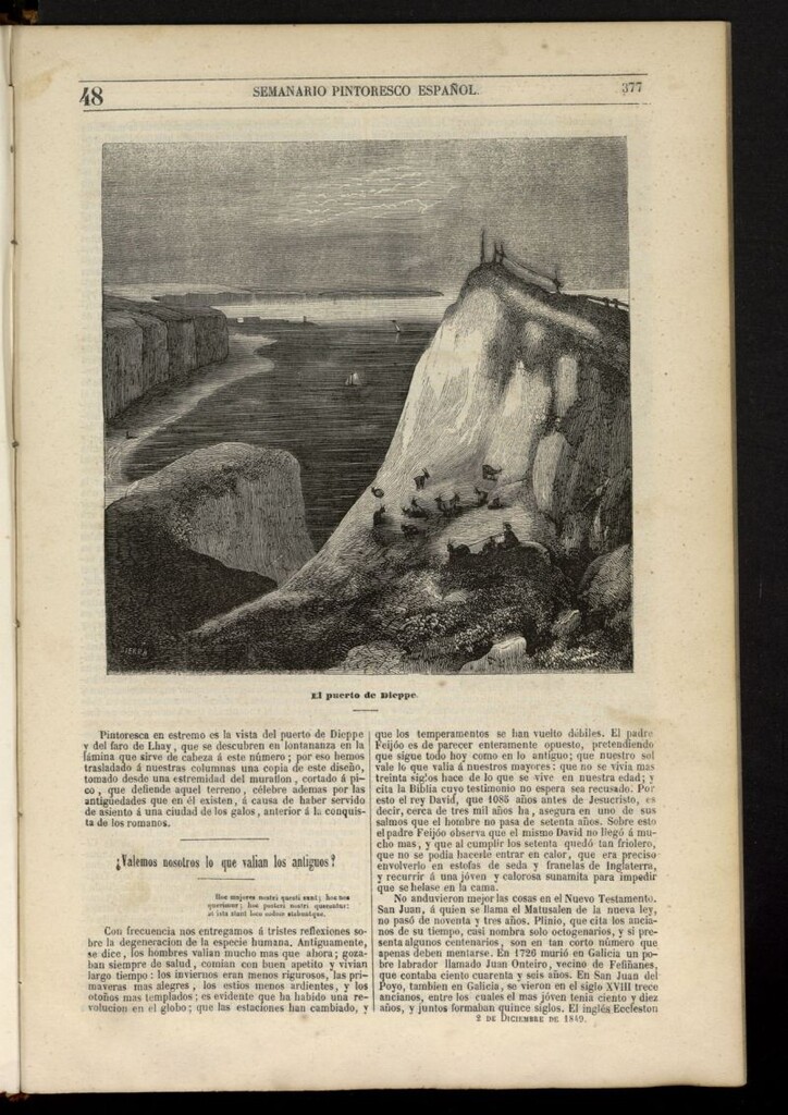 Miniatura de Semanario Pintoresco Español del 2 de diciembre de 1849, nº 48