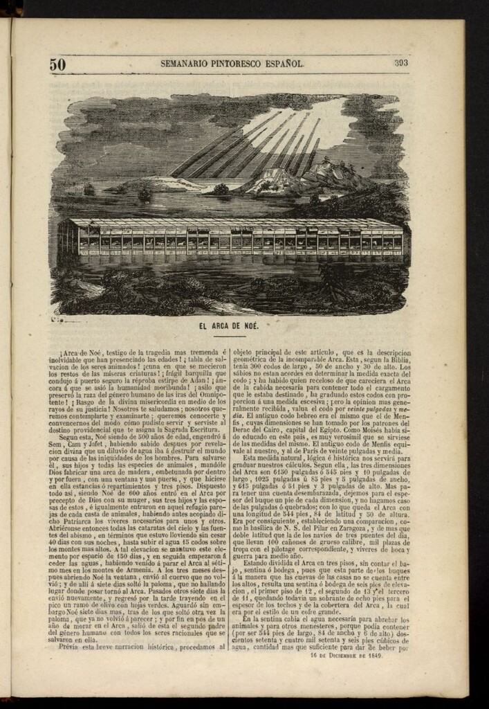 Miniatura de Semanario Pintoresco Español del 16 de diciembre de 1849, nº 50