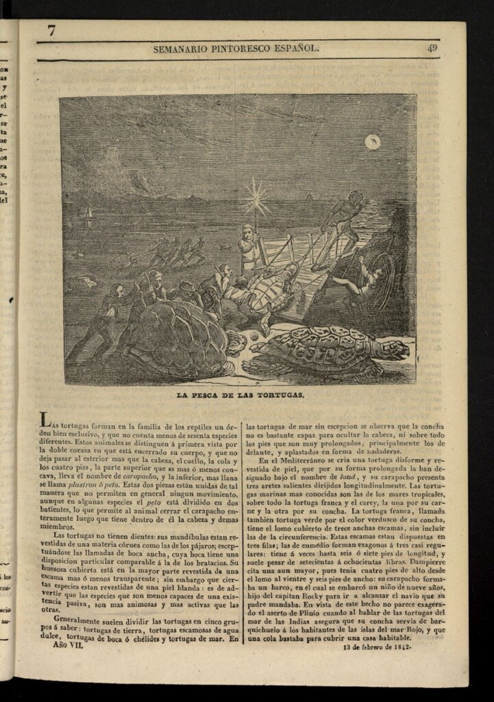 Miniatura de Semanario Pintoresco Español del 13 de febrero de 1842, nº 7