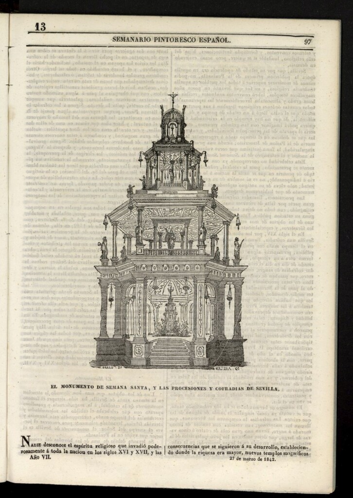 Miniatura de Semanario Pintoresco Español del 27 de marzo de 1842, nº 13