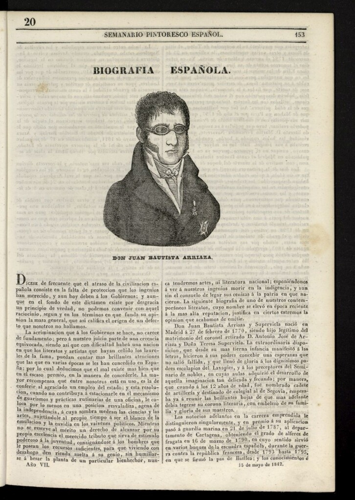 Miniatura de Semanario Pintoresco Español del 15 de mayo de 1842, nº 20