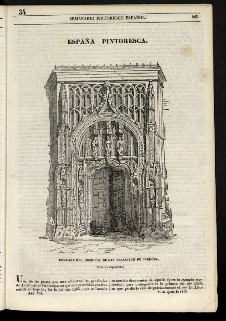 Miniatura de Semanario Pintoresco Español del 21 de agosto de 1842, nº 34