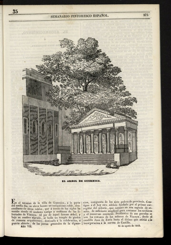 Miniatura de Semanario Pintoresco Español del 28 de agosto de 1842, nº 35