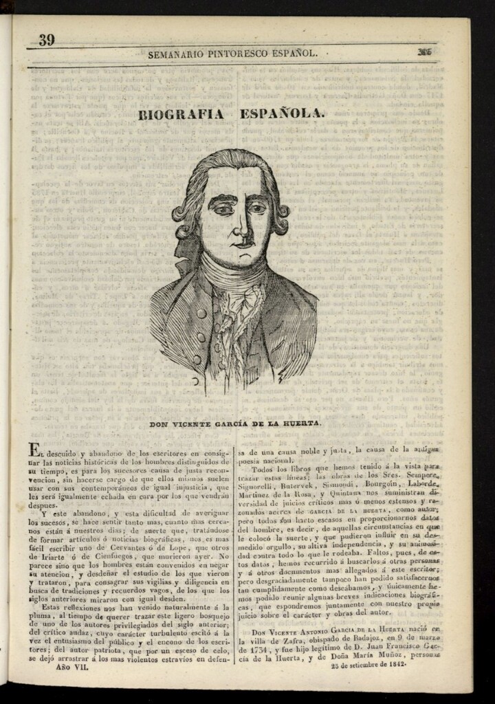 Miniatura de Semanario Pintoresco Español del 25 de septiembre de 1842, nº 39