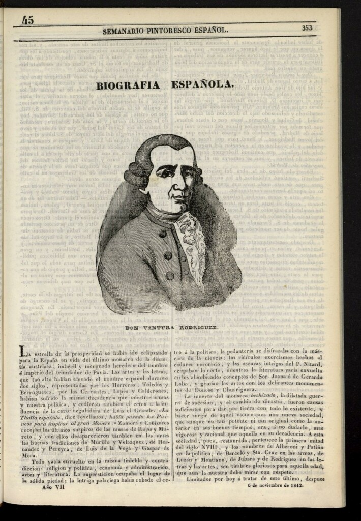 Miniatura de Semanario Pintoresco Español del 6 de noviembre de 1842, nº 45