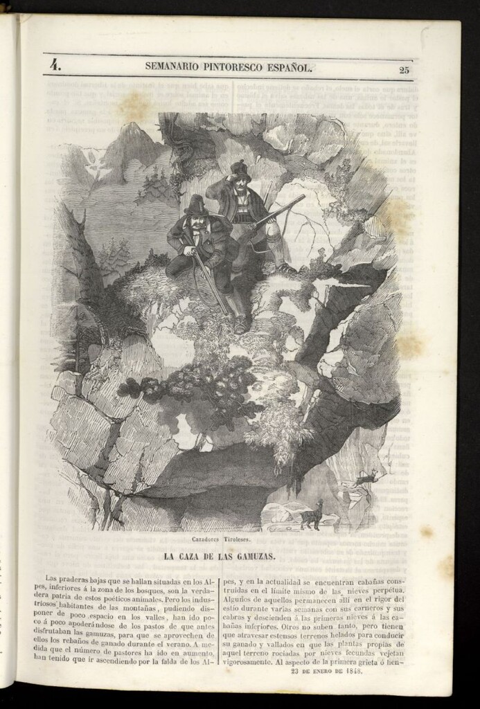 Miniatura de Semanario Pintoresco Español del 23 de enero de 1848, nº 4
