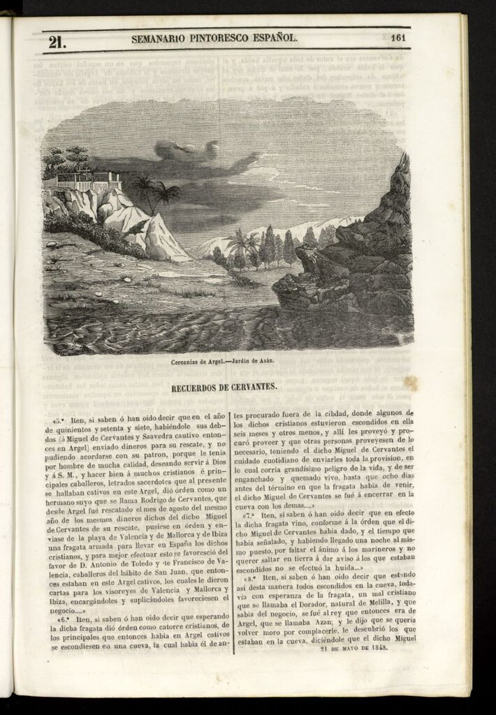 Miniatura de Semanario Pintoresco Español del 21 de mayo de 1848, nº 21