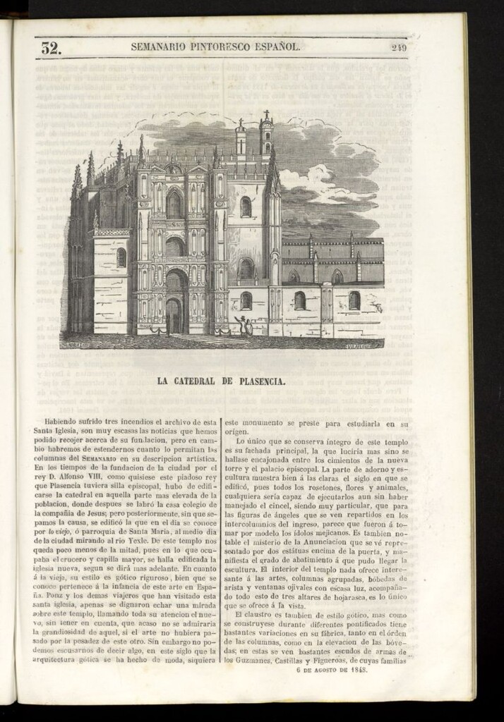 Miniatura de Semanario Pintoresco Español del 6 de agosto de 1848, nº 32