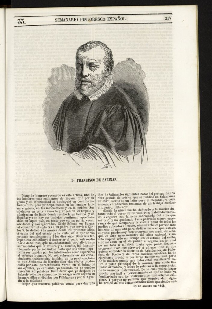 Miniatura de Semanario Pintoresco Español del 13 de agosto de 1848, nº 33