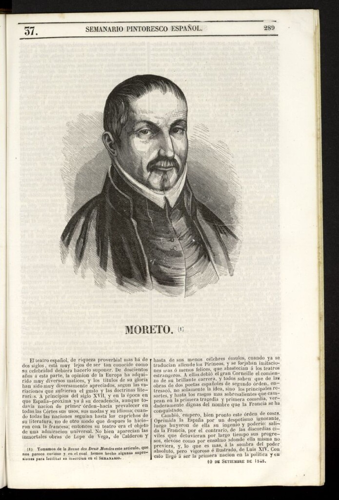 Miniatura de Semanario Pintoresco Español del 10 de septiembre de 1848, nº 37