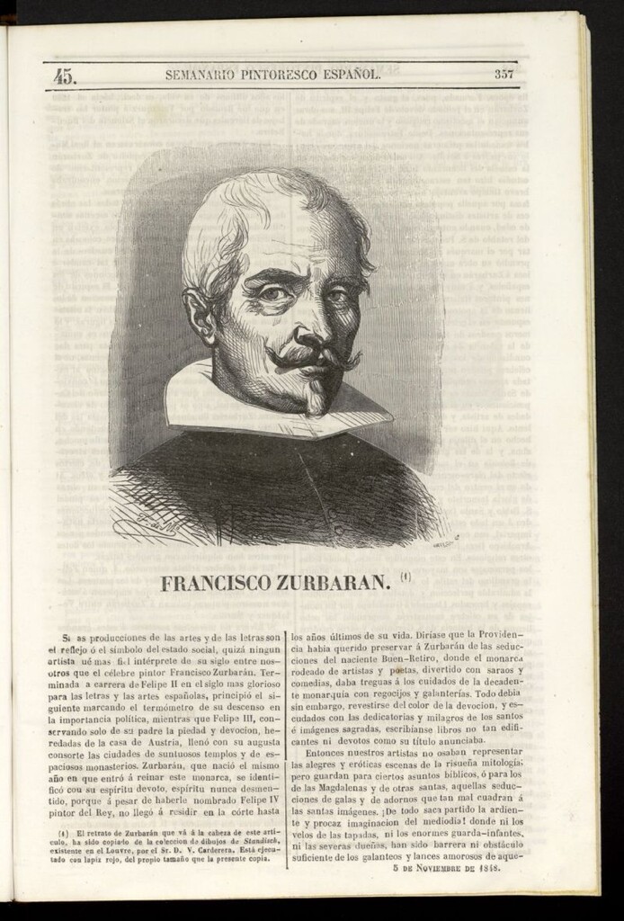 Miniatura de Semanario Pintoresco Español del 5 de noviembre de 1848, nº 45
