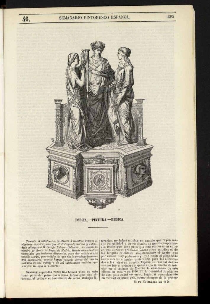 Miniatura de Semanario Pintoresco Español del 12 de noviembre de 1848, nº 46