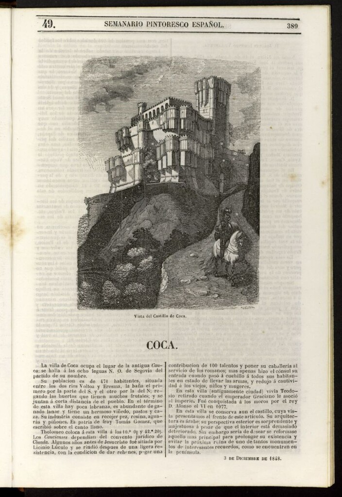 Miniatura de Semanario Pintoresco Español del 3 de diciembre de 1848, nº 49